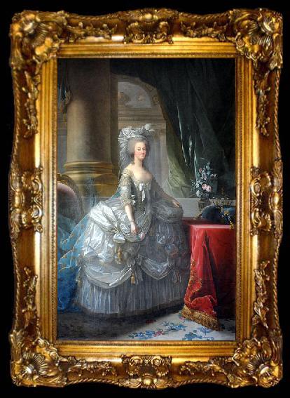 framed  eisabeth Vige-Lebrun Queen of France, ta009-2